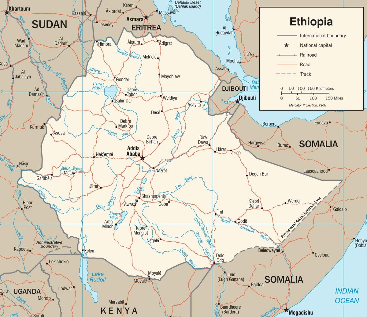 mapa de Etíop mapa d'imatge