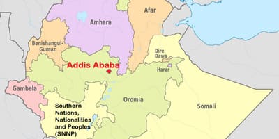 Addis abeba Etiòpia mapa món