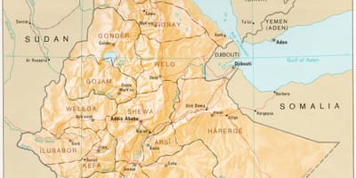 Més antiga Etíop mapa