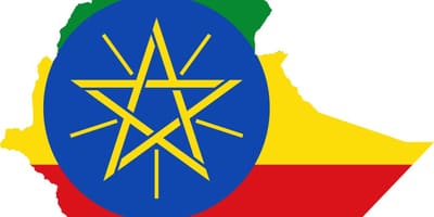 Mapa de la bandera d'Etiòpia