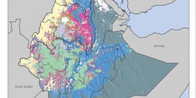Mapa de mapa de sòls d'Etiòpia
